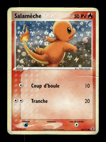 Carte pokémon salamèche holo - pokémon,