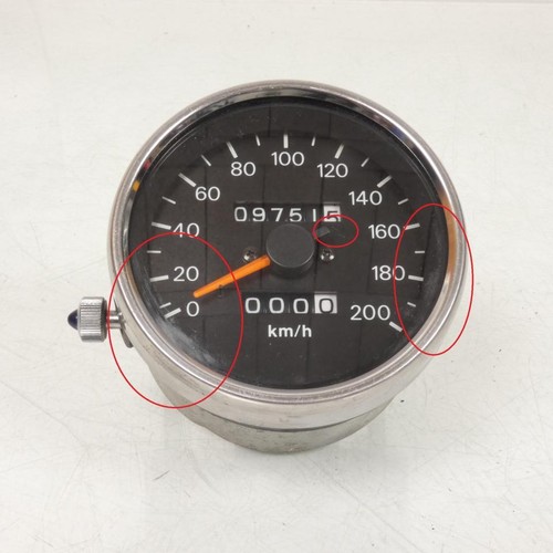 Compteur entourage chromé