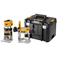 DEWALT DCW604NT 18V XR 0.6cm sans Brossage Routeur + Extra Base (Corps