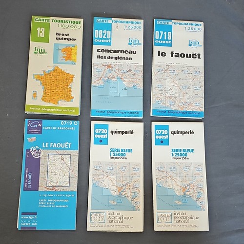 Ign lot cartes - ign, brest