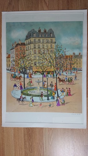Lithographie originale claude - lithographie,