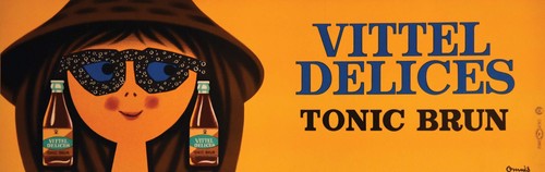 Affiche poster vittel - ,