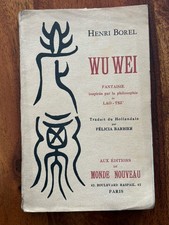 Jean Borel - Wu Wei- 1931 