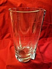 Heavy Clear Glass Elliptical