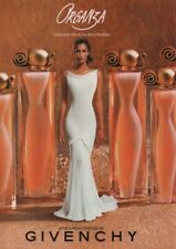 Publicité papier Parfum. Perfume ad. Organza de Givenchy 1996