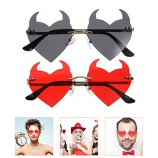 2 Pcs Lunettes Pour Fête