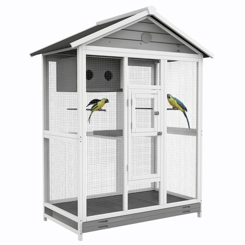 Pawhut cage oiseaux - pawhut,