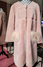 Manteau façon peau lainée, T36/38