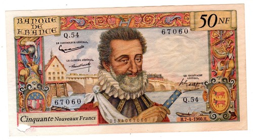 France billet nouveaux - 50, nf