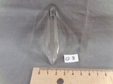 Pampille en verre ( 1 ) forme