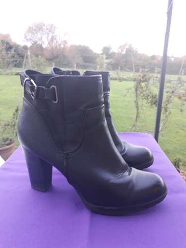 Bottines talons noires - talons,