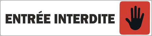 Autocollant sticker porte