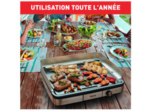Maxi Plancha Electrique 10/12 Personnes Intérieur Extérieur Tefal Original Neuf