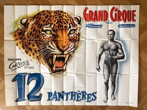 Affiche grand cirque de - affiche,