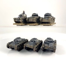 x6 Tank Allemand WW2 Métal