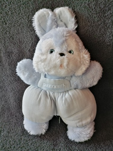 Doudou peluche lapin - , bleu
