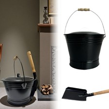 Seau à cendres d'élimination des cendres cheminée récipient à cendres outil