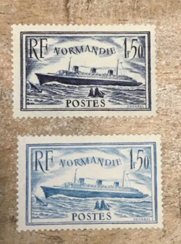 Timbre france paquebot - france.,