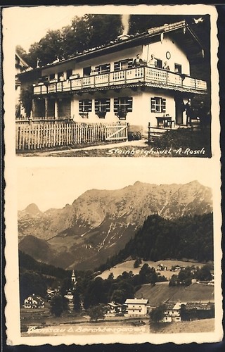 Carte postale ramsau - ramsau, obb