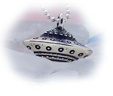 UFO Sterling Silver Pendant