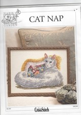 point de croix grille chat