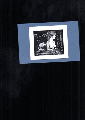 Vieux papier libris - papier, nu