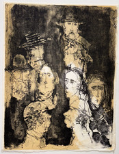 Visages LITHOGRAPHIE Japon