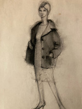 Beau Dessin Ancien Crayon Art