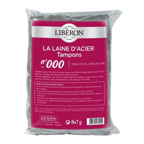 Libéron laine acier 000 - laine, d'acier
