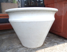 XIXe , Pot a confiture  en faïence Creil et Montereau , diamétre 14 cm