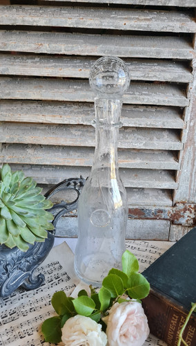 Ancienne carafe verre - carafe, en