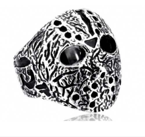 Bague skull acier - bague,