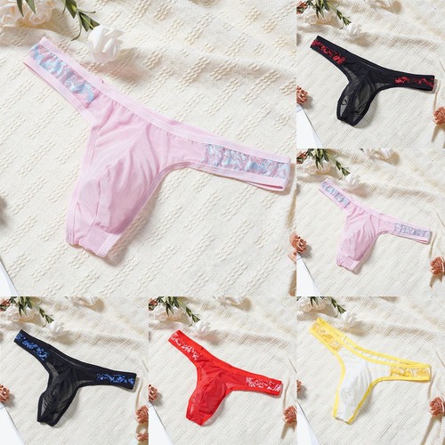String homme dentelle sous