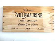 PLAQUE EN BOIS DE CAISSE A VIN