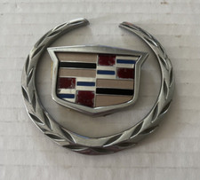2008-2013 Cadillac Cts Sedan Arrière Coffre Couvercle Emblème Logo Badge Set Usé