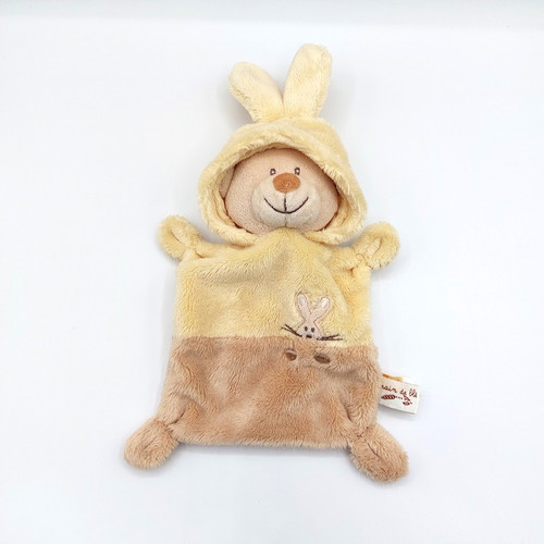 Doudou plat ours déguisé - , en