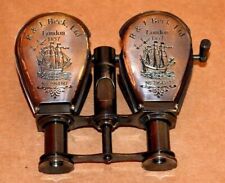 Télescope binoculaire en laiton antique lunette de visée vintage réplique...