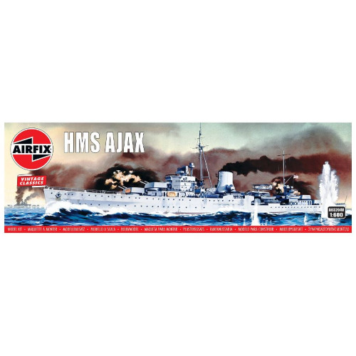 Hms ajax kit 600 airfix - hms,