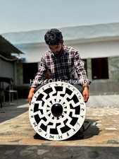 bouclier en bois viking fait