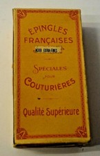 ANCIENNE BOITE D EPINGLE FRANCAISE SPECIAL COUTURIERE COUTURE 