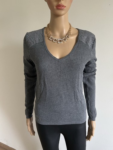 Pull gris manches longues - gris,