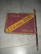 fanion dulieutenant boury 14/18  39/45