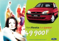 Catalogue brochure Ford Fiesta IV série spéciale Fun Junior 2000 FR - France