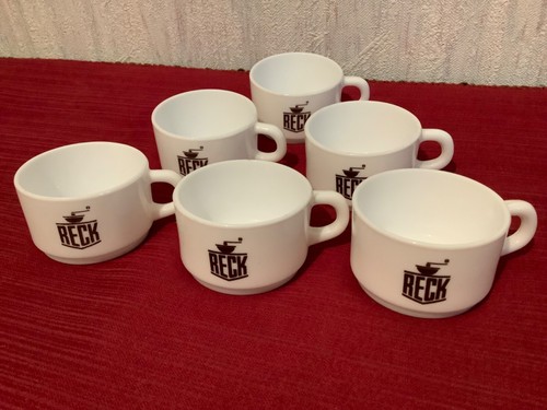 Lot anciennes tasses à - "lot, 6
