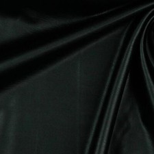 Extensible Souple Simili Cuir Tissu Matière - Noir