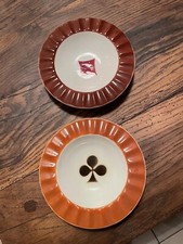 2 Soucoupe Vide Poche Cendrier Faïence Céramique Vintage Gien