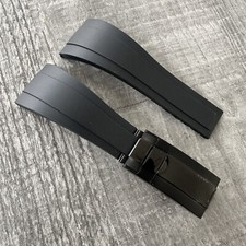 20mm silicone noir caoutchouc - 20mm,