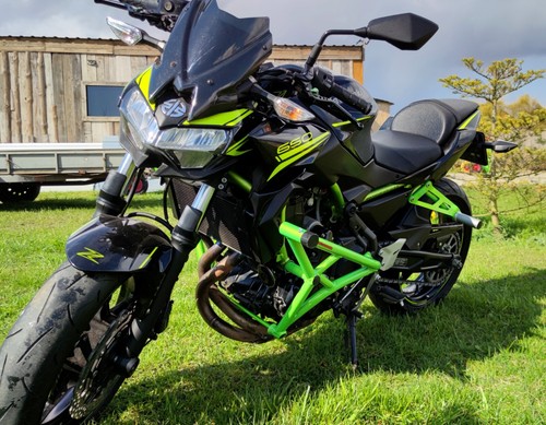 Kawasaki z650 2017 - kawasaki, crash