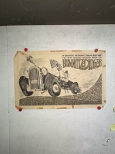 Rare affiche ancienne Voiture