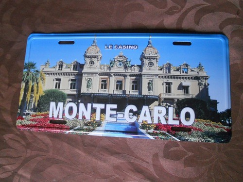 Plaque tole monaco casino - tole, le